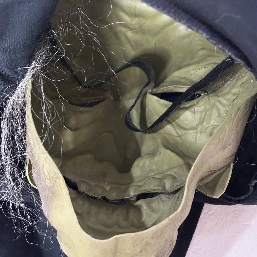 Green Witch Halloween Mask Cinema Secrets VTG Y2K NWT